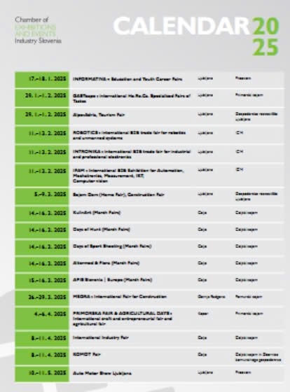 Chamber of Exhibitions And Events Industry Slovenia