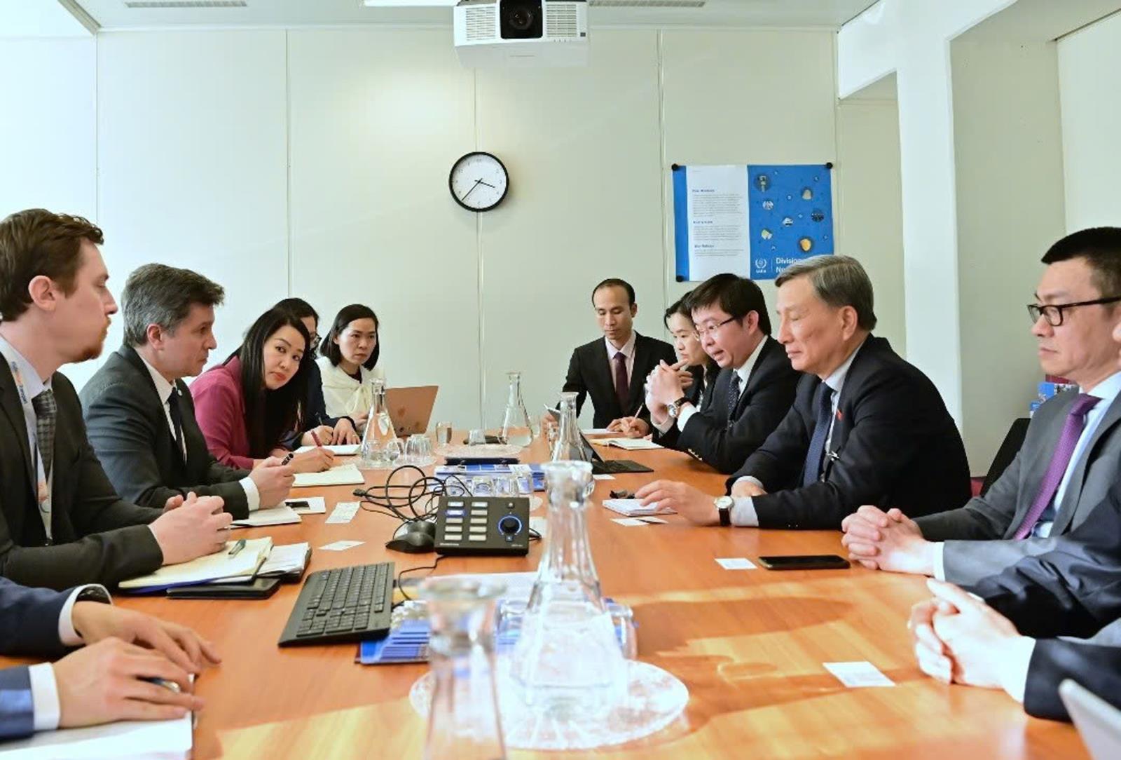 Việt Nam hợp tác với IAEA phát triển năng lượng nguyên tử an toàn và bền vững